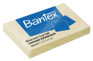 Notes samoprzylepny   75 x 50 100k żółte, Top-2000