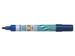 Marker permanentny Pilot w metalowej obudowie niebieski okrągły F