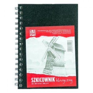 Szkicownik na spirali A5 Koh i Noor  80k. 98g,
