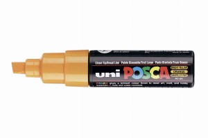 Marker pigmentowy Posca PC-8K żółty ciemny, Uni