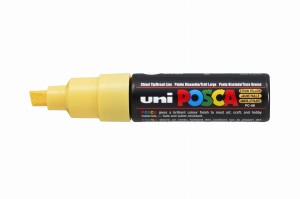 Marker pigmentowy Posca PC-8K słomiany żółty, Uni