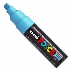 Marker pigmentowy Posca PC-8K turkusowy., Uni