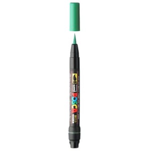 Marker pigmentowy Posca PCF-350 zielony, Uni