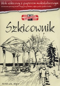 Szkicownik A4 Koh i Noor  100k. 80g z papieru makulaturowego