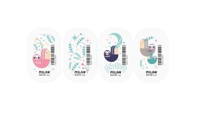 Gumka do ścierania szkolna owalna Cuddels, Milan