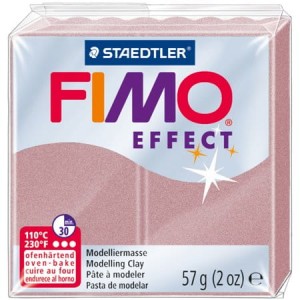 Masa plastyczna Fimo Soft termoutwardzalna różany perłowy 57g, Modelina Staedtler