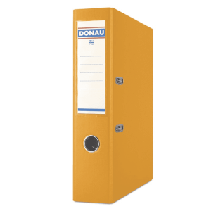 Segregator na dokumenty pomarańczowy A4 75mm Donau Master