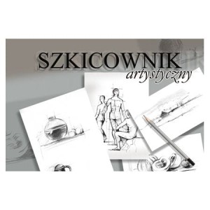 Szkicownik artystyczny A6 100k. 120g/m2, Kreska