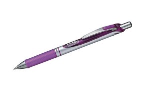 Długopis żelowy EnerGel Pentel 0,7 mm fioletowy automatyczny BL77