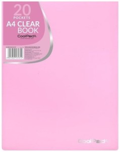 Album ofertowy pastelowy A4 CoolPack 20 koszulek różowy
