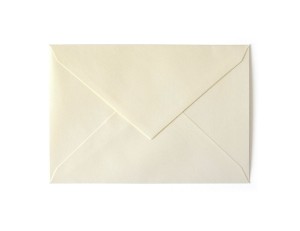 Koperty ozdobne B6 Gładkie kremowe jasne 120g 10 szt. K, Galeria Papieru