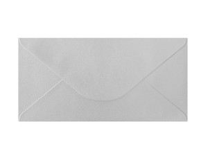 Koperty ozdobne DL Pearl srebrny 150g 10 szt. K, Galeria Papieru