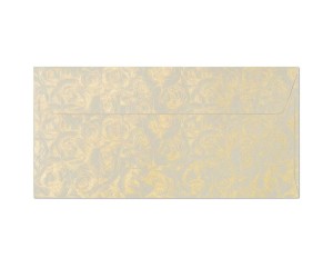Koperty ozdobne DL złote róże 120g 10 szt. P, Galeria Papieru