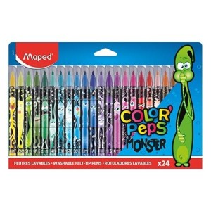 Flamastry Maped 24 kolory Monster Colorpeps