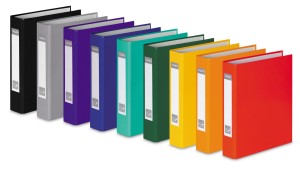 Segregator A5 40mm 4 ringowy czarny, VauPe