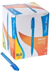 Długopis Ink Joy 100 z zatyczką niebieski M BOX 100 szt. Paper Mate