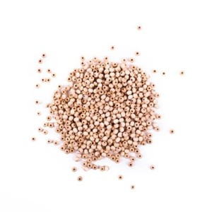 Koraliki drewniane naturalne do makram kulki 6 mm op. 40g, Dp Craft