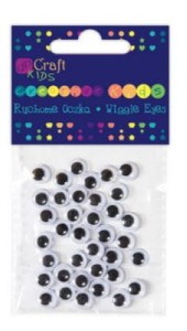 Oczy ruchome 8mm 36szt, Dp Craft