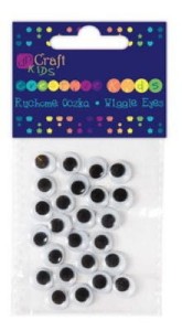 Oczy ruchome 10mm 24szt, Dp Craft