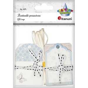 Zawieszki do prezentów ze sznureczkiem 24 sztuki, Craft Fun