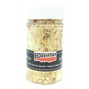 Folia do złoceń Płatki Złote-2 Słoik 100 ml, Pentart