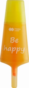 Zakreślacz zapachowy Feelingi Lody 2w1 żółty + pomarańczowy, Happy Color