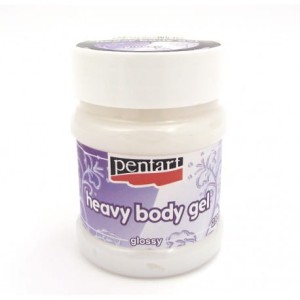 Pasta żelowa transparentna gęsta 230 ml Błyszcząca Heavy body Gel, Pentart