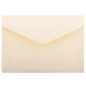 Koperty ozdobne C6 Kremowe ciemne satynowane 130g 10 szt. K, Galeria Papieru