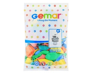 Balony kolorowe pastelowe Macaron 100 sztuk Godan G90